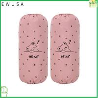 EWUSA 2Pairs ผ้ากันน้ำ ถุงมือกันแดดกันหนาว สีชมพูอมชมพู ลายหมีน้อย การป้องกันมลพิษน้ำมัน ใช้งานได้หลากหลาย แขนเสื้อแขน อุปกรณ์สำหรับห้องครัว