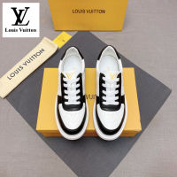 Lvs รองเท้าผ้าใบผู้ชายใหม่ล่าสุด,รองเท้าผ้าใบทันสมัยอเนกประสงค์กันลื่นทนต่อการสึกหรอคุณภาพสูงรองเท้าผ้าใบแบบลำลอง