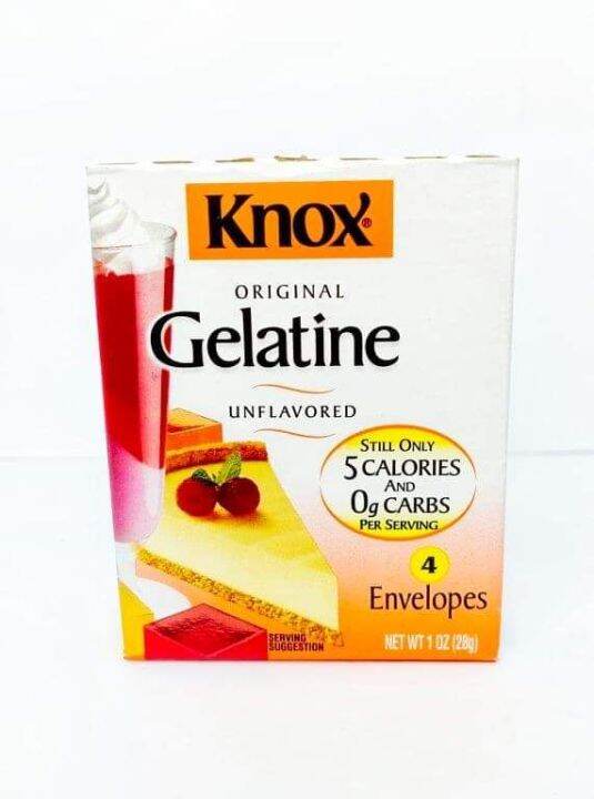 knox original gelatine unflavored 4 envelopes (28 Lazada PH