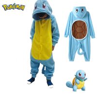 SHUAIYI Crianças ชุดกระรอก Pokemon คอสเพลย์ pijamas traje para ฮาโลวีน natal uma peça kigurumi velo crianças de corpo inteiro