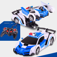 1:18 Mini RC Car Drift One-key Automatic Transform Robot Model Electric toys Model Action Figures Technic Funny car Kids Toys