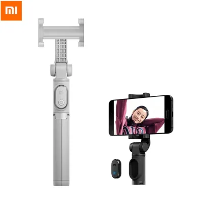 รีโมทคอนโทรลแบบพกพาอัจฉริยะไร้สายไม้เท้าเซลฟีขาตั้งสามขา Xiaomi Mi ขาตั้งมือถือแบบขยายได้ขาเดียวโทรศัพท์ขาตั้งสำหรับมือถือ