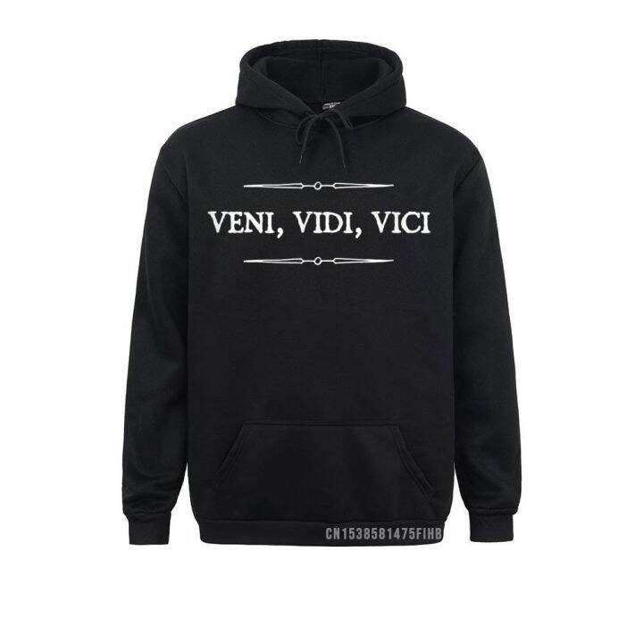 เสื้อฮู้ด-veni-vidi-vici-มาแล้วฉันเอาชนะจูเลียซีซาร์ฮาราจูกุวันขอบคุณพระเจ้าเสื้อฮู้ดสไตล์เรียบง่ายเสื้อฮิปฮอป