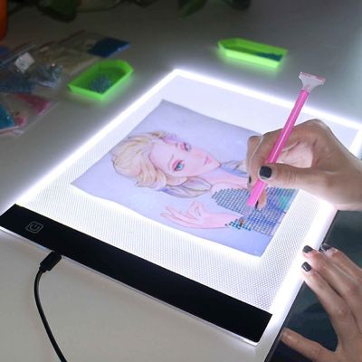 【YF】 A3/A4/A5 Size Led Light Pad Eye Protection Easier for Diamond Painting Embroidery Sale Three Level Dimmable