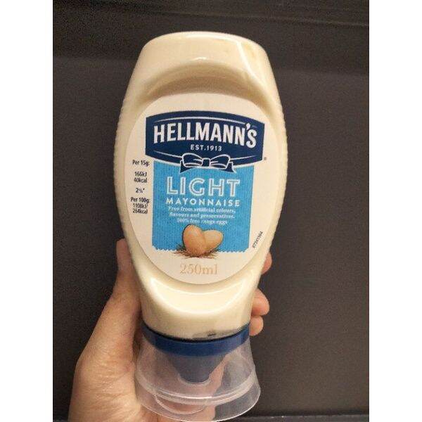 new-arrival-hellmanns-light-mayonnaise-มายองเนส-250g