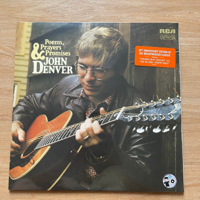 แผ่นเสียง John Denver : Poems players &amp; Promise ,Vinyl, LP, Album, Reissue,US  แผ่นเสียงมือหนึ่ง ซีล