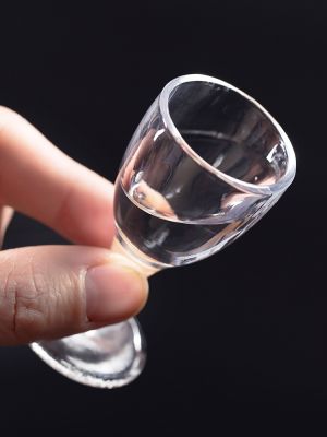 【CW】┋∋  1pc Transparent Glass Wine Whiskey Small Drinking Cup