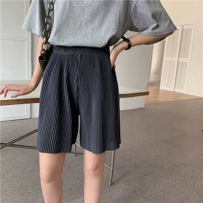 Fertilizer increased high female summer shorts waist new loose thin wide-legged pants female easy leisure 5 minutes of pants