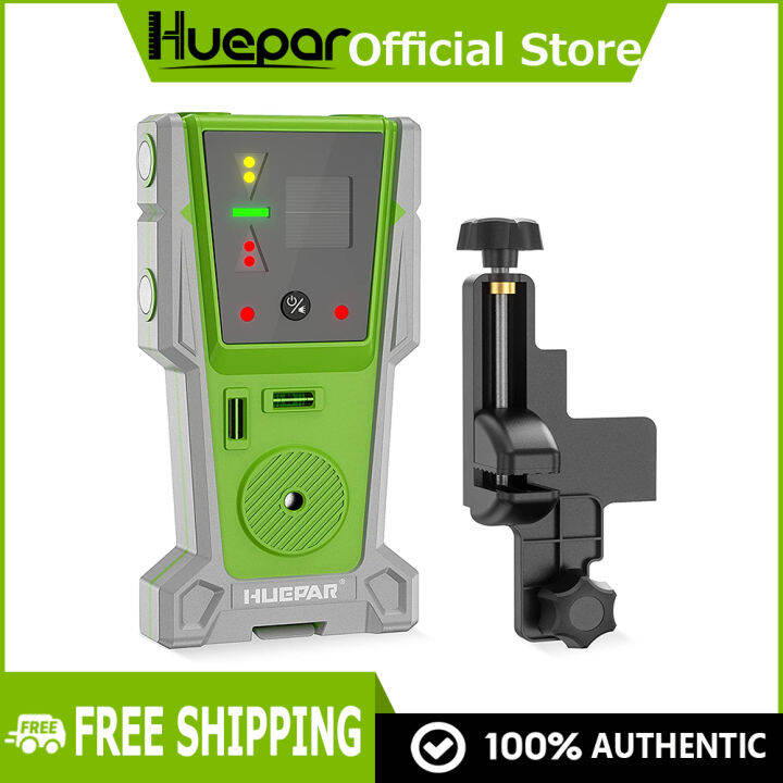 Huepar Laser Detector for Laser Level Digital Laser Receiver for Green