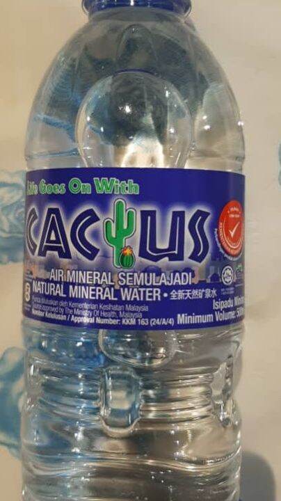 Cactus-Natural Mineral Water 500ml | Lazada