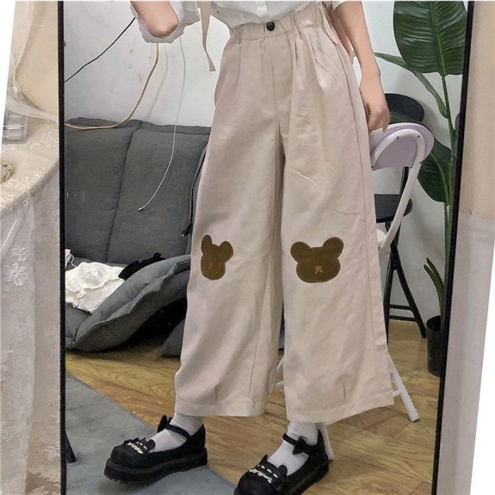 mexzt-harajuku-kawaii-wide-leg-pants-women-cute-cartoon-bear-straight-trousers-student-japanese-preppy-style-loose-casual-pants