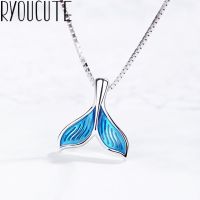 New Trendy Silver Color  Mermaid Tail Necklaces for Women Jewelry Statement Necklaces Party Gifts Fashion Chain Necklaces