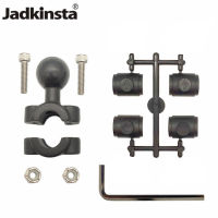 Jadkinsta Fit 8.2-31มม. รอบ Rod Clamp รถจักรยานยนต์ Handlebar Rail 1นิ้ว Ball Mount รถ Headrest Rai ผู้ถือสำหรับ Gopro