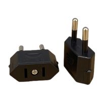 【lz】▫❃  Cn eua para ue plug adaptador ac conversor americano china para ue euro europa viagem tipo de energia c plugue tomada elétrica atacado