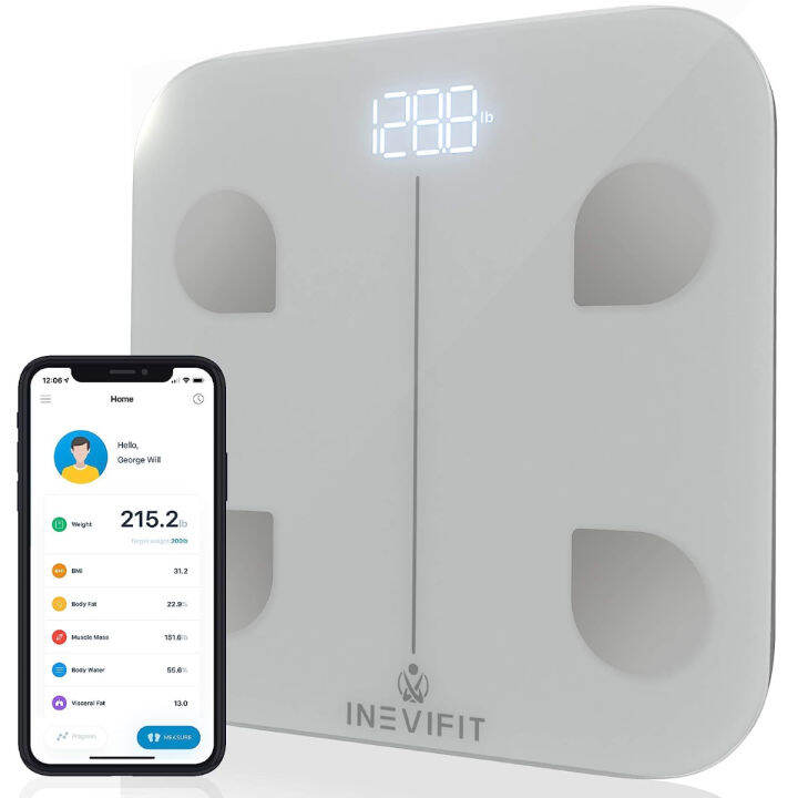 INEVIFIT Smart Body Fat Scale, Highly Accurate Bluetooth Digital ...