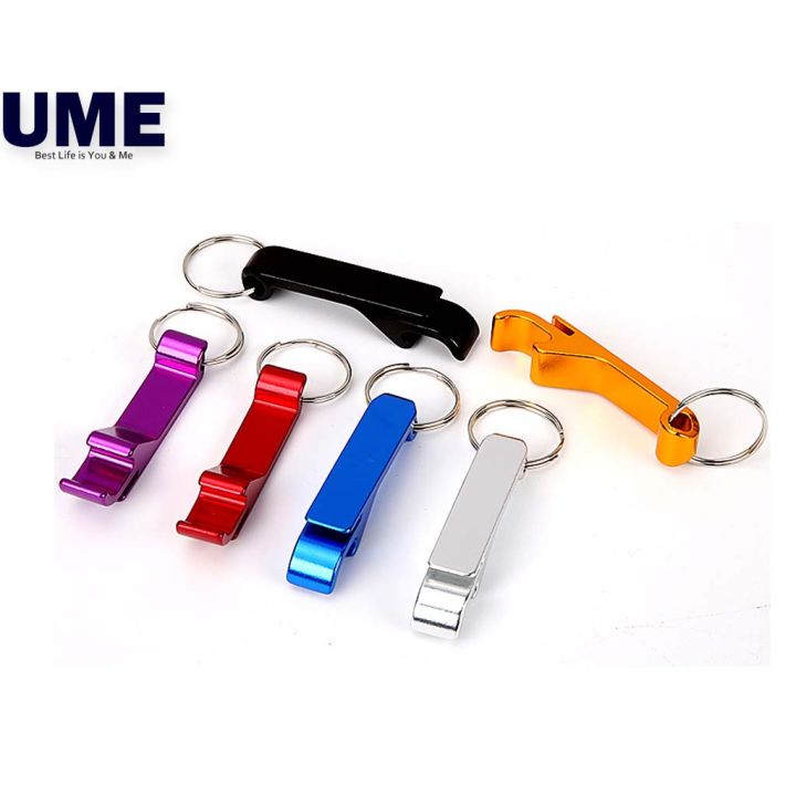 Aluminum Alloy Portable Mini Bottle Opener Keychain Multi Colors Metal ...