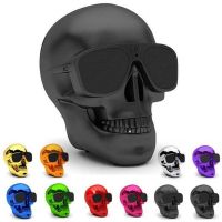 Cool Skull Outdoor Subwoofer MINI Portable Speaker Radio Music Sound Box Wireless Bluetooth Speaker Birthday Gift