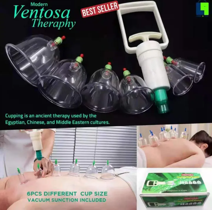 6 Pcs Ventosa Cupping Vacuum Health Care Body Relaxation Healthy ...