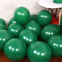 5/10/12/18 inch Dark Green Latex Balloons Golden Helium Baloon Birthday Party Decorations Adult Wedding Supplies Balloons