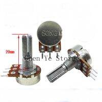 10PCS WH148 B10K B50K B100K single 20mm volume adjustable voltage current potentiometer 15000 times long life