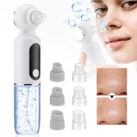 Electric Blackhead Remover Skin Care Micro Bubble Oxygen Vacuum Facial Cleaner Black Point Extractor Beauty Device Acne Remover