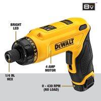 DCF680 DEWALT สูงสุด7.2V 8V ไขควงไฟฟ้าไร้สายบ้านไขควงไฟฟ้าพับได้แบบ DIY เท่านั้น