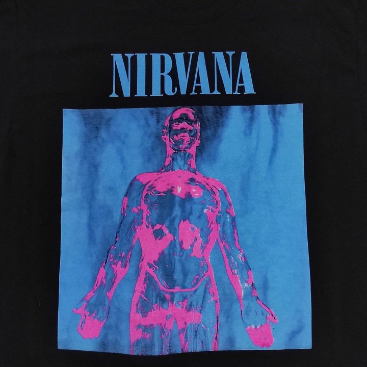 hot-เสื้อยืดวง-nirvana-ลายหายาก-ลิขสิทธิ์แท้-usa