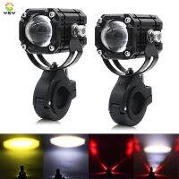 2PCS 30W LED Spot Pod Race Lights Off Road Motorcycle Dirt Bike Fog Driving Work Lights with Devil eye design