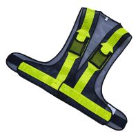 Adjustable Cycling Safety Reflective Vest Outdoor Bicycle Safety Vests Bike Accessories For Traffic Night Work Security Running