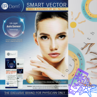 BRDerm Smart Vector Shield Sunscreen SPF 50+ PA++++กันแดดนวัตกรรมที่แพทย์ผิวหนังให้การยอมรับ