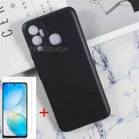 （ATG） TransparentCase ForHot 12Silicon BackCover ForHotPlayScreen Protector