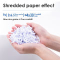 Deli 9945 Paper Shredder Machine 12L Paper Shredder Micro Cut 6sheet A4 80g Black. 
