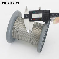 304 Stainless Steel 7x7 Wire Rope 50M100M Softer Fishing Lifting Cable 0.50.60.81.0mm Diameter Included Aluminium Sleeves