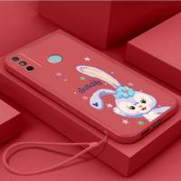 เคส Infinix Tecno Spark 6 GO เคสนิ่มใส่โทรศัพท์ซิลิโคนเหลวปกป้องเคสกันกระแทกมือถือเรียบเคสโทรศัพท์โทรศัพท์กระต่ายน่ารักพร้อมสายคล้อง