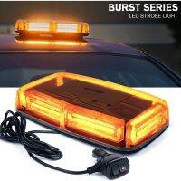 【hot】❄№  COB Rooftop Strobe Lights Magnetic Base Safety Warning Emergency Construction Vehicles Trucks Postal Mail Cars