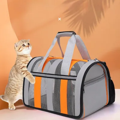 Single Shoulder Pet Bag Summer Breathable Pet Bag Pet Travel Bag Breathable Cat Carrier Cat Carrier Backpack