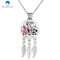 K731 Color Alloy beauty Catcher Pendant Chain Diffuser Locket Necklace