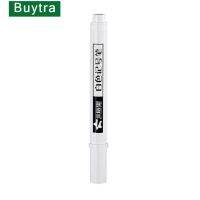 White Marker Pen Oil Thick Nib Waterproof Art Special White Marker Pen Fast Drying For Metal Rubber Notebook Graffiti MarkerHighlighters  Markers