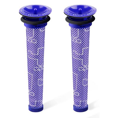 2 Pack Replacement Pre Filters for Dyson Vacuum Filter for Dyson V6 V7 V8 DC59 DC58 Replaces Part 965661 01