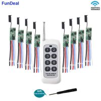 433 Mhz DC 3.6V 5V 12V 24V 1CH LED Lamp Controller Micro Receiver Mini Relay Wireless RF Remote Control Switch Power Transmitter