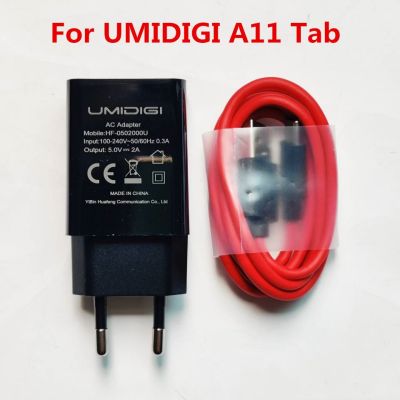 New Original For UMI UMIDIGI A11 Tab Tablet PC EU Fast Charger Travel Adapter USB Data Line Cable