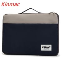 【♘COD Free Cas♘】 yqrg3yz Kinmac กระเป๋าตักแบรนด์เนม12 13 14 15 15.6สีตัดกันกระเป๋าเอกสารแขนเคสสำหรับ Macbook Air Pro 13.3โน๊ตบุ๊ค V096ส่งของ