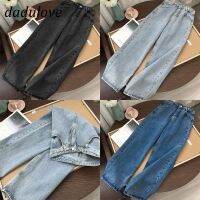 COD DaDulove New Korean Version of Ins High-waisted Womens Jeans Niche plus Size Wide-leg Pants Straight-leg Pants