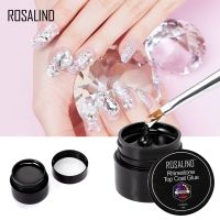 ROSALIND 5ml No Wipe Nail Gel Rhinestone Top Coat Strong Adhesive Glue For DIY Nail Art Crystal Gems Jewelry Decoration Adhesives Tape