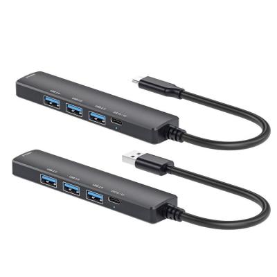 USB 3.0 Hub USB 3.0 Laptop Port Extension Expander Hub High Speed 5-Port USB Extender with Strong Power for Office Work School Travel Family improved