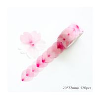 【☸】 SUDATH. HANDICRAFT 1กลีบดอกไม้ม้วนเทปกระดาษญี่ปุ่นตกแต่งกระดาษสำหรับสมุดจดDIY เดซี่ซากุระกระดาษกาวเครื่องเขียน
