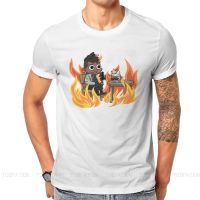 Phoenix Spray Tshirt For Men Valorant Game Agent Camisetas Style T Shirt Print Soft Fluffy