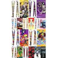 อะนิเมะญี่ปุ่น Naruto Sasuke Kakashi Haruno Sakura Naruto lanyard พวงกุญแจอุปกรณ์ต่อพ่วงจี้ที่ถอดออกได้สายคล้องการ์ดจี้