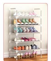 ชั้นวางรองเท้า 5 ชั้น 18 คู่  ตู้เก็บรองเท้า ชั้นวางของ simple shoe rack ชั้นวางรองเท้าเอนกประสงค์ ตู้วางรองเท้า ตู้ใส่รองเท้า ที่วางรองเท้า ประกอบง่าย