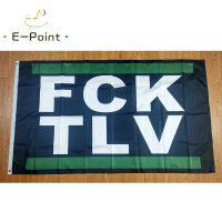 FCK TLV Sign Flag 3ft*5ft (90*150cm) Size Christmas Decorations for Home Flag Banner Gifts